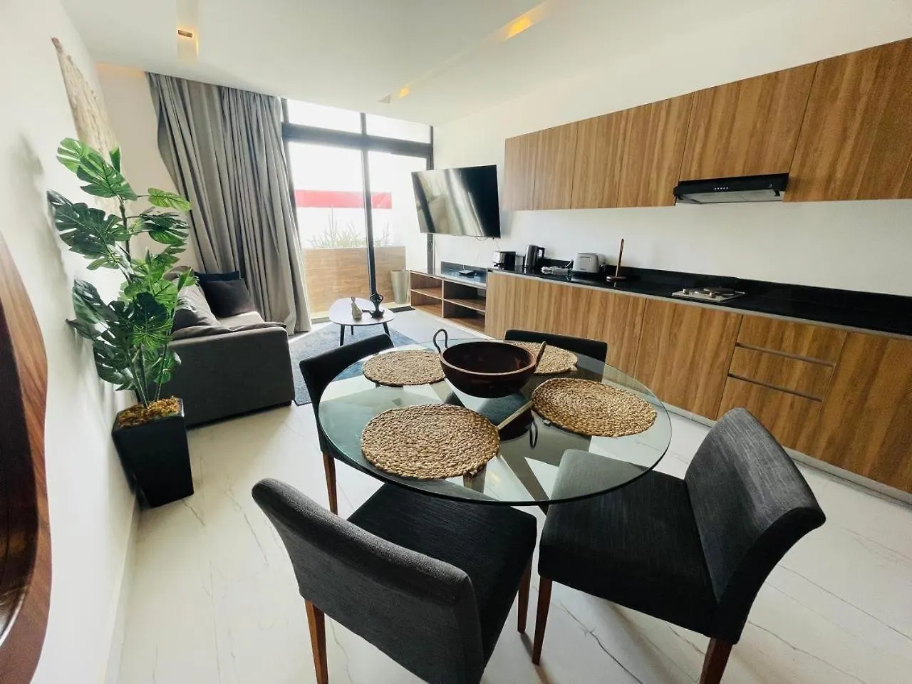 Oxygen! Beautiful Beach Apartament 1Br Ocean View Playa del Carmen Appartamento